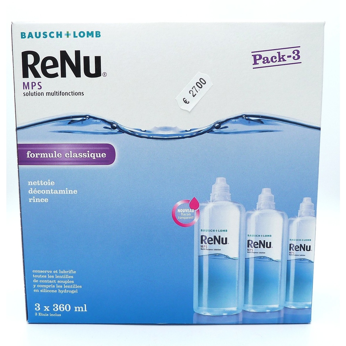 Renu pack 3x360 ml