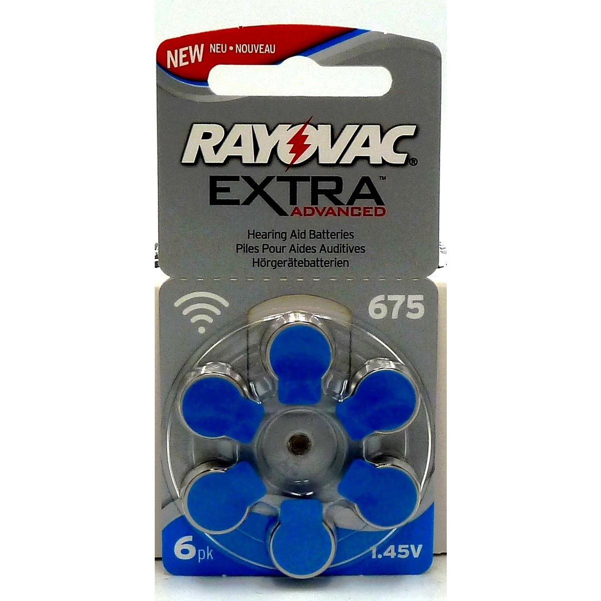 1 plaquette Rayovac Extra Advanced 675