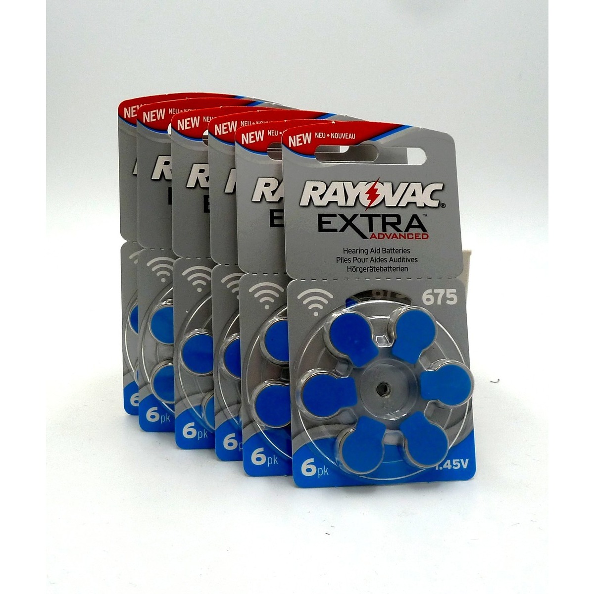 x10 plaquettes Rayovac Extra Advanced 675