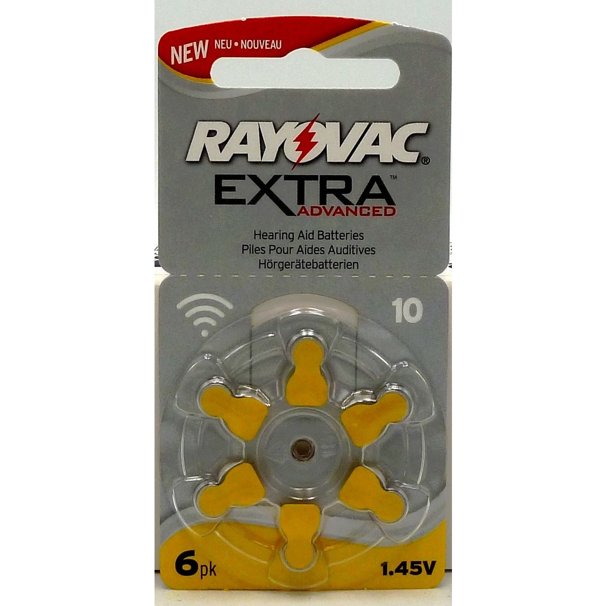 1 plaquette Rayovac Extra Advanced 10