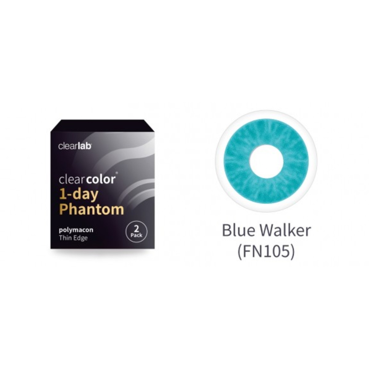 Lentilles de couleurs Blue Walker