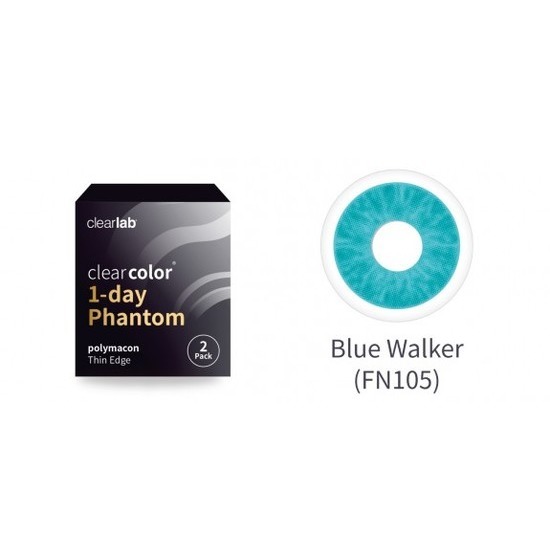 Lentilles de couleurs Blue Walker